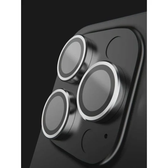 Bodyguardz Apex Individual Camera Lens Protector For Iphone 16 Pro & 16 Pro Max - Silver